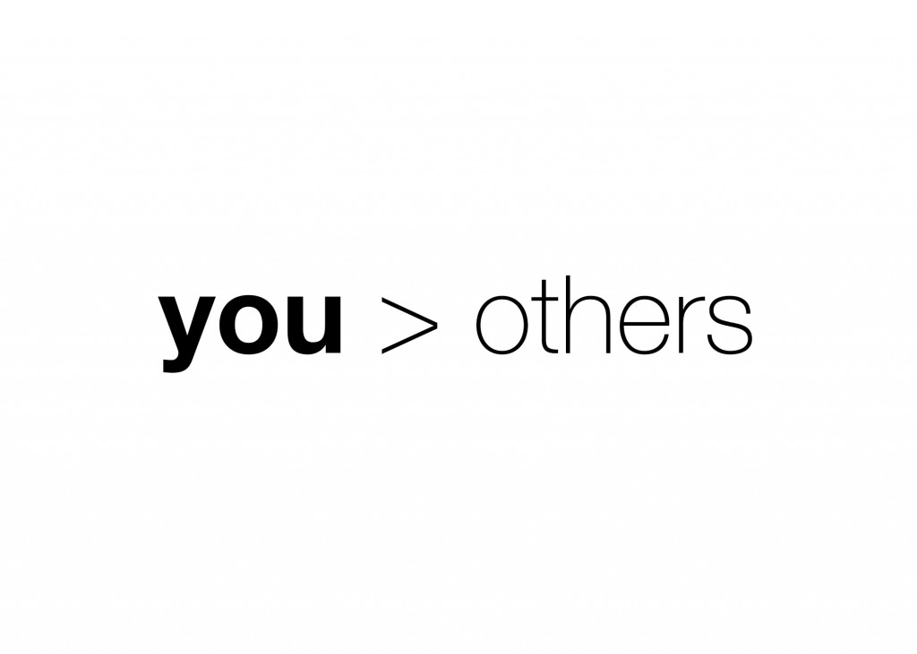put yourself before others