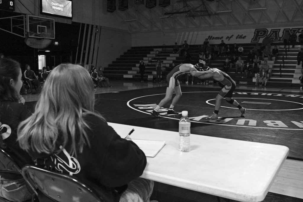 wrestling on page