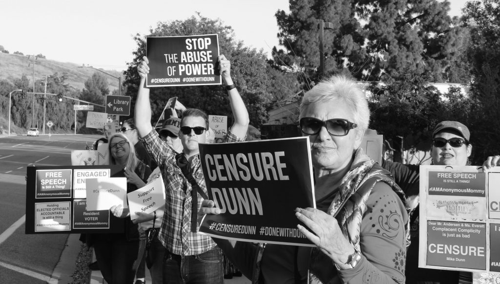 school board protesting